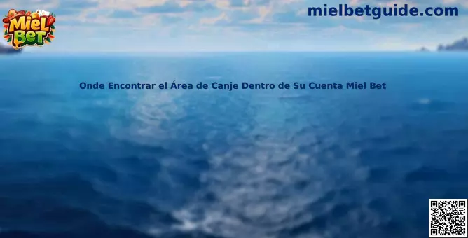 Guía para encontrar el Área de Canje dentro de una cuenta Miel Bet