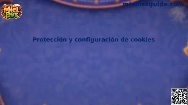 Protección y configuración de cookies en Miel Bet