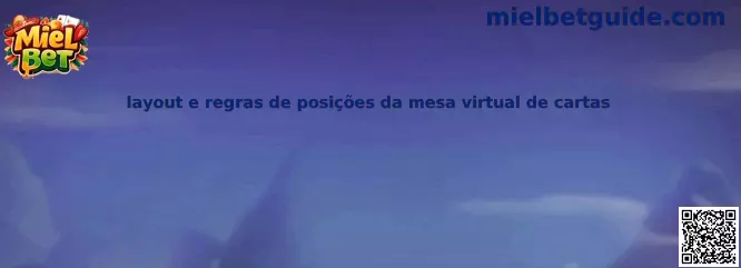 Layout y posiciones de mesa virtual de cartas