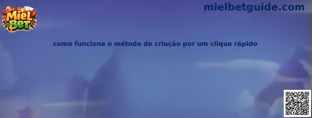 Proceso de creación rápida en Miel Bet